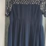 MAYA Maternity navy embellished layered dress Sz 16 Image 2