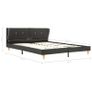 Bed Frame Dark Grey Burlap 150x200 cm Image 7
