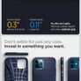 iPhone 12, Blue, Unlocked with Spigen case Image 9