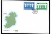 1984 Ireland Europa CEPT 25th Anniversary Logo Commemorative Stamps An Post First Day Cover (FDC)