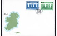 1984 Ireland Europa CEPT 25th Anniversary Logo Commemorative Stamps An Post First Day Cover (FDC)