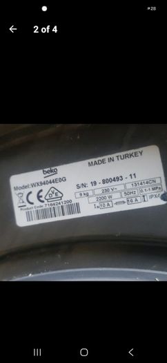 Beko 9kg Aquatech A+++