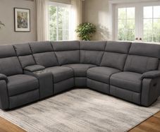 Torino Corner Dark Grey & Light Grey Recliner Sofa