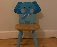 Jungle Animal Chair Elephant wooden seat kids