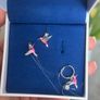 Silver earrings and pendant Image 7