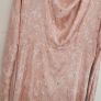 TOPSHOP pink and gold fleck cowl neck dress Sz 16UK (Fit 12-14UK) - Bnwt Rrp 100 Image 4