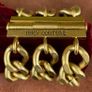NWOT JUICY COUTURE Super Funky Matt Gold-Tone Chunky 3 Tier Chain Bracelet - 75% Discount Image 5