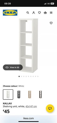 Ikea Kallax Unit