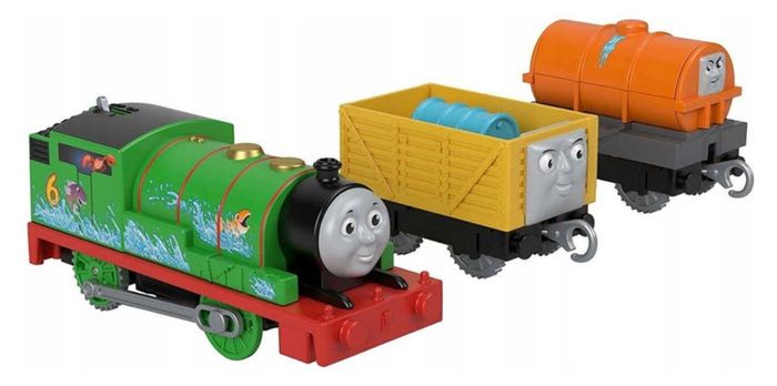 BRAND NEW Thomas & Friends Motorized Percy & The Tanker