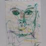 Original Art Sinead O'Connor portrait Drawing of Sinead Oconnor Image 2