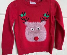 Kids Reindeer Christmas Jumper