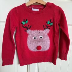 Kids Reindeer Christmas Jumper