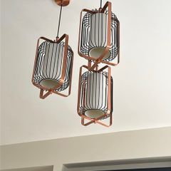 3 Copper Ceiling lights