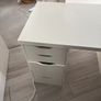 White desk with Alex drawers Image 2