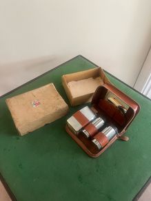 Vintage Two-Tix England Shaving Kit in Box