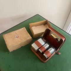 Vintage Two-Tix England Shaving Kit in Box