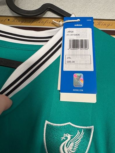 liverpool long sleeve green  jersey