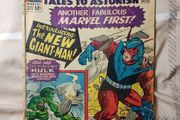Vintage Tales to Astonish Giant Man The Incredible Hulk 65 Issue 1964 Comic Book Marvel Comics Stan Lee Jack Kirby