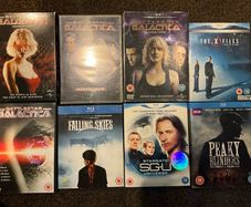 blu ray and dvd sci-fi  series etc collection