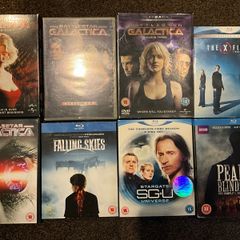 blu ray and dvd sci-fi  series etc collection