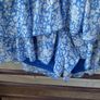 dress Zara blue & white long sleeve frilled detail playsuit medium Image 3