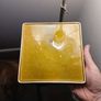 Rare vintage mid century Poole Pottery Medieval Relief Dish Robert Jefferson 1960's Image 2