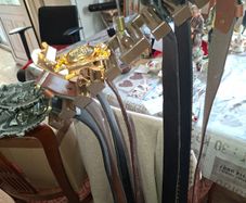 A few Men's Belts and a holder for 10 Belts Price is for One Only
