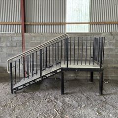 Prefabricated Access Steel Steps & Landing