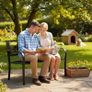 Metal Garden Bench with Floral Backrest and Armrests - Black Image 7