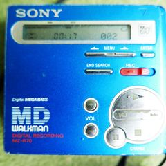 Sony MZ-R70 MiniDisc Walkman Digital Recording MD Player Recorder Working well