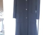 Max Mara Black Cashmere &amp; Wool S10 Coat 52" Long