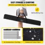 243.8 cm Backdrop Banner Stand Step and Repeat Adjustable Telescopic Lightweight Trade Show Display Wall Exhibitor with Carrying Bag Image 4