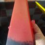 Franz Caffrey Rare Handcrafted Art Nouveau Pyramid Vase with Copper Embellishment Image 6