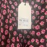 Wrap top floral pink and black Image 3