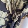 Oasis Floral Blouse Top Knot Detail Black Green Flower Pattern Top Size S Small Image 2