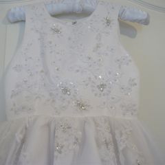 Communion Ballerina full skirt white communion dress