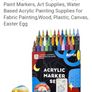 32 Acrylic marker set for fabric, metal, ceramic, stone, wood, paper etc Image 3