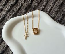 gold plated necklace