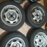 6 x Toyota Corolla E10 XLI E11 Steel Wheel Steelies Image 3