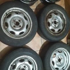 6 x Toyota Corolla E10 XLI E11 Steel Wheel Steelies