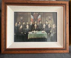 Vintage Framed 1916 Leaders