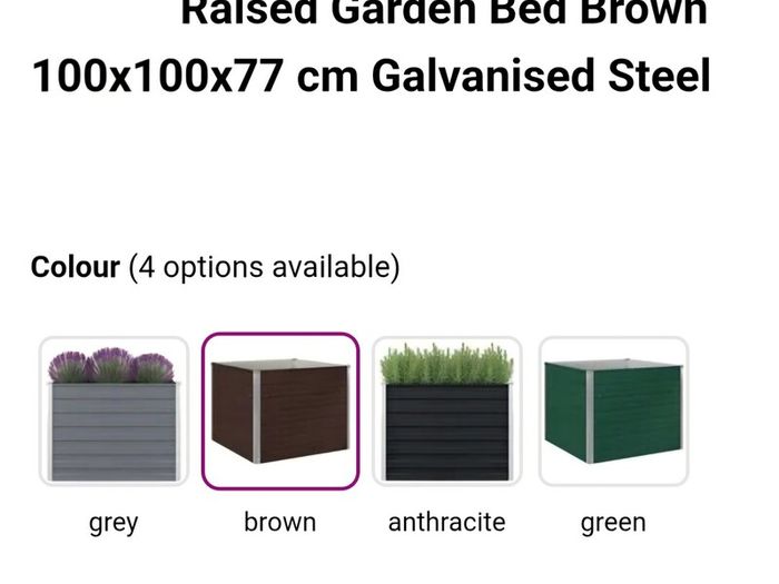 Garden raised bed pot