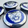 4 x BLUE 58mm - 59mm JAGUAR C2D47107 wheel center caps F XF XJ XKR S type X type XJ8 XK8 Image 4