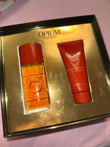 Vintage YSL Opium Perfume - 50ml gift set