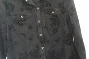 Black Pattern Shirt