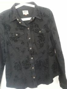 Black Pattern Shirt