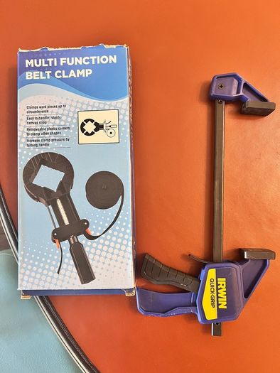 wood clamp belt clamp and ratchet clamp