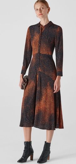 Whistles  Scattered Bloom Shirt Dress