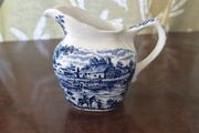 Vintage Blue &amp; White Creamer jug