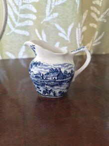 Vintage Blue & White Creamer jug